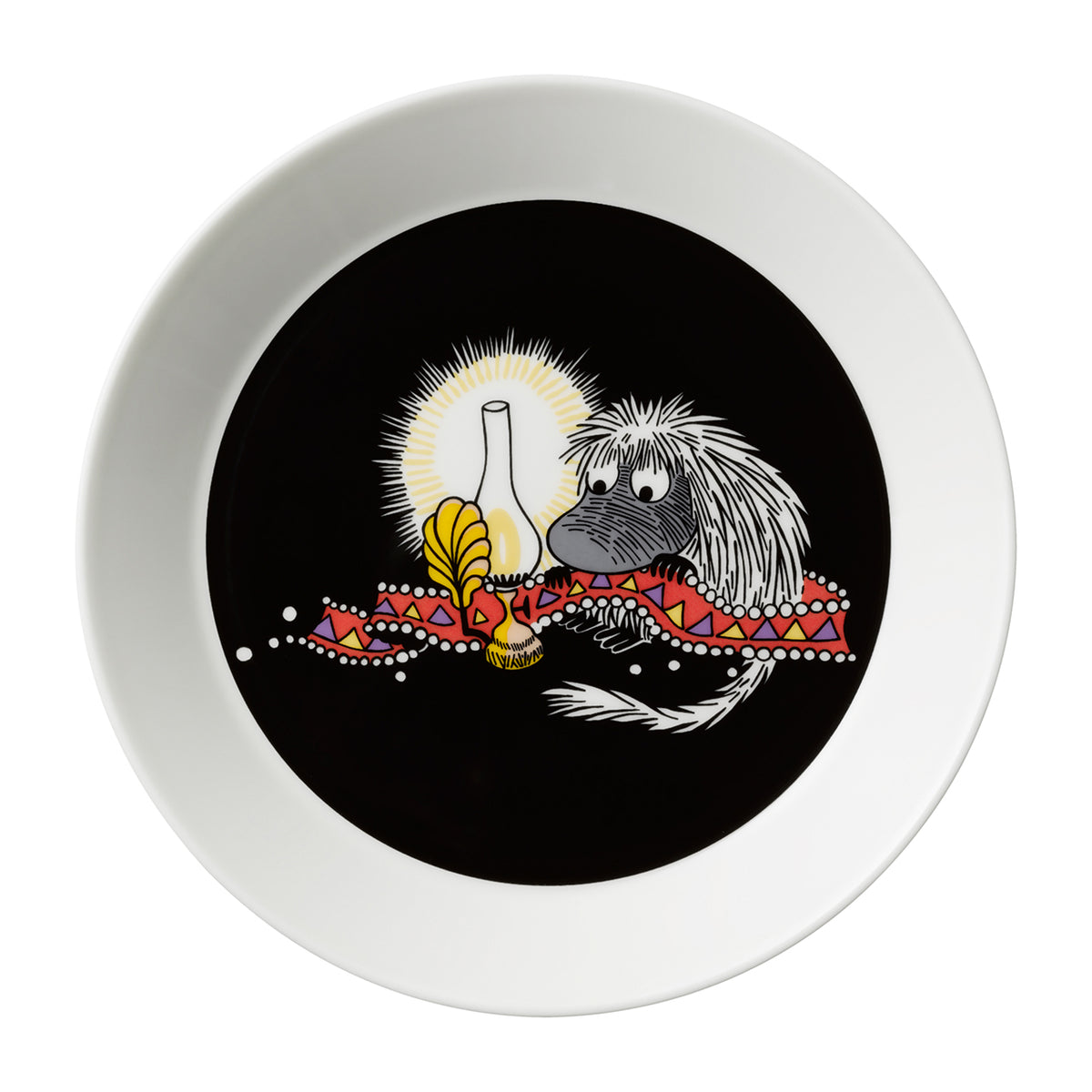 Moomin plate 19cm Ancestor black