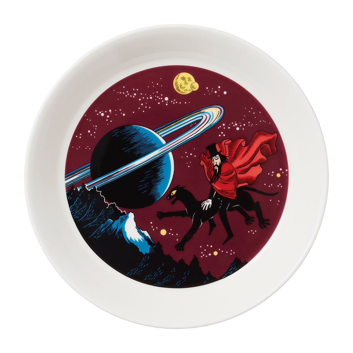 Moomin plate 19cm Hobgoblin purple