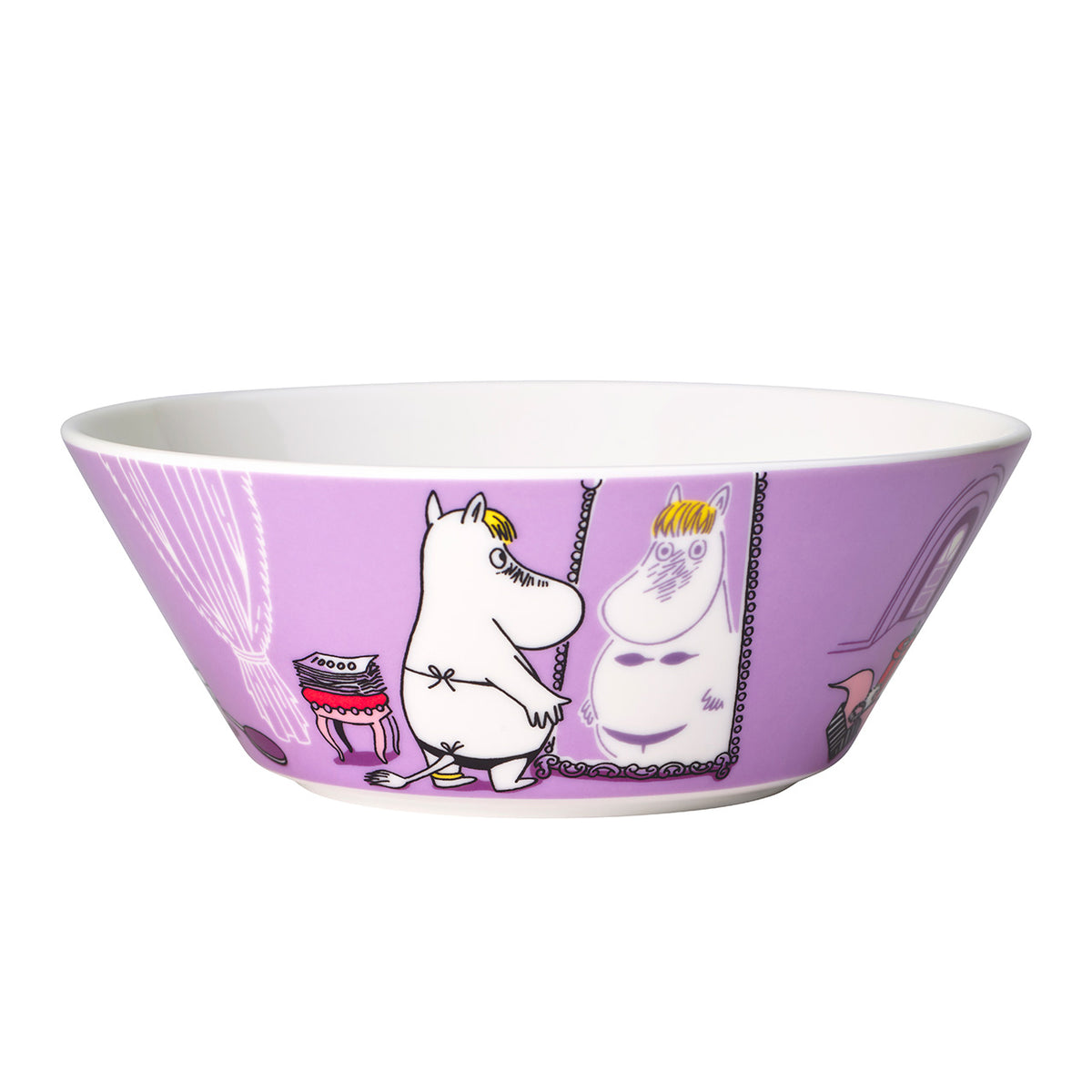 Moomin bowl 15cm  Snorkmaiden lila