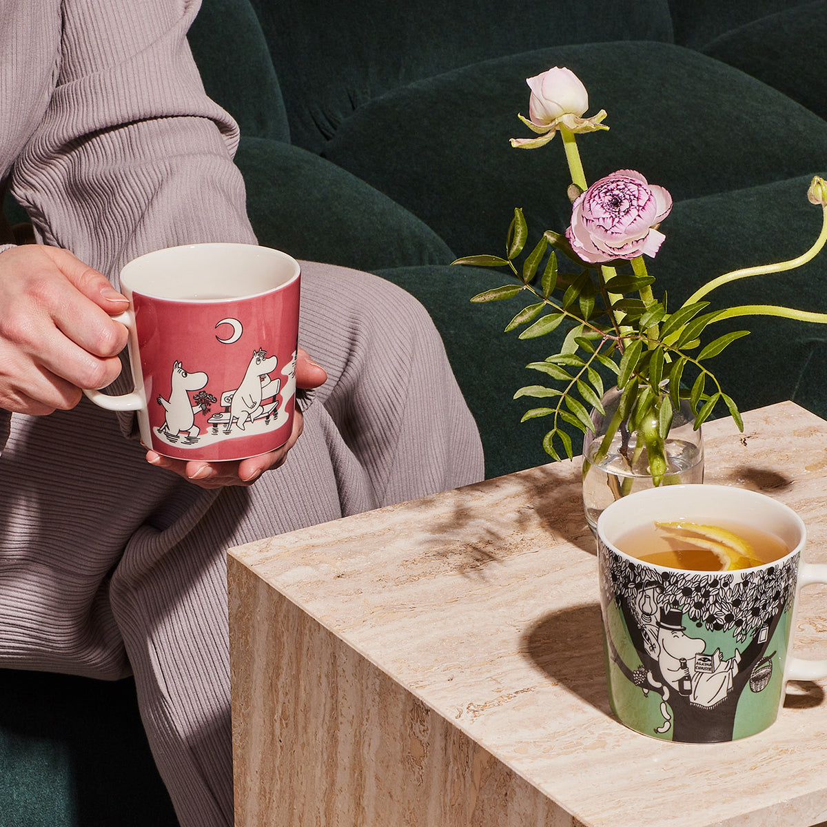 Moomin mug 0,4L green