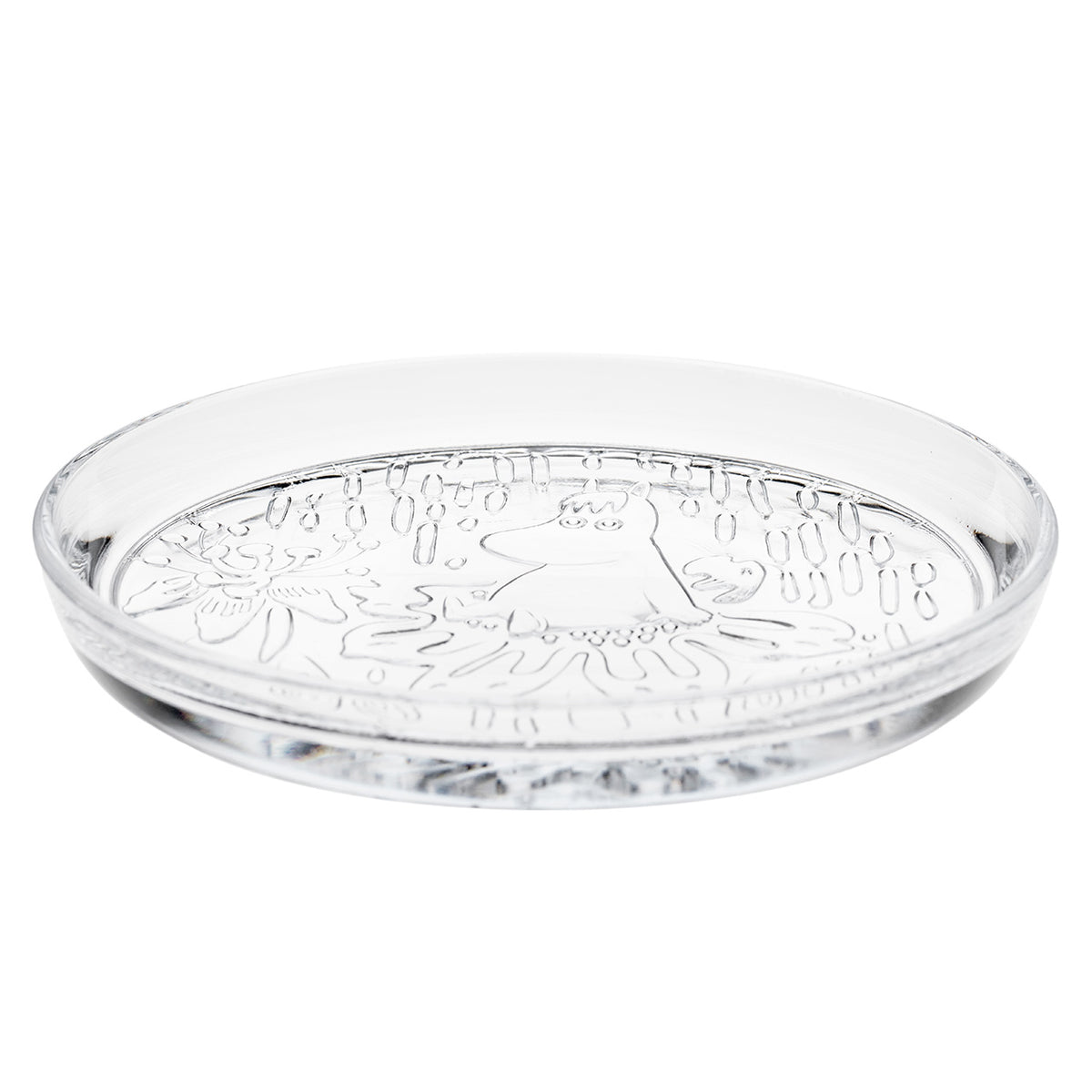 Moomin plate 155mm clear