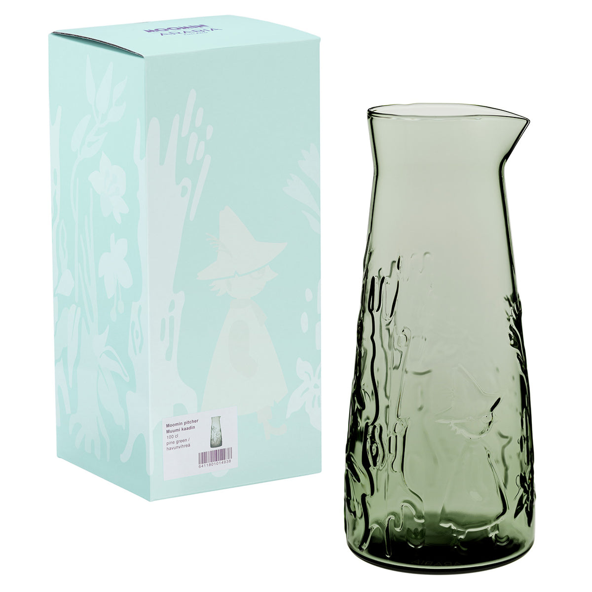 Mumin karaff 100cl tallgrön