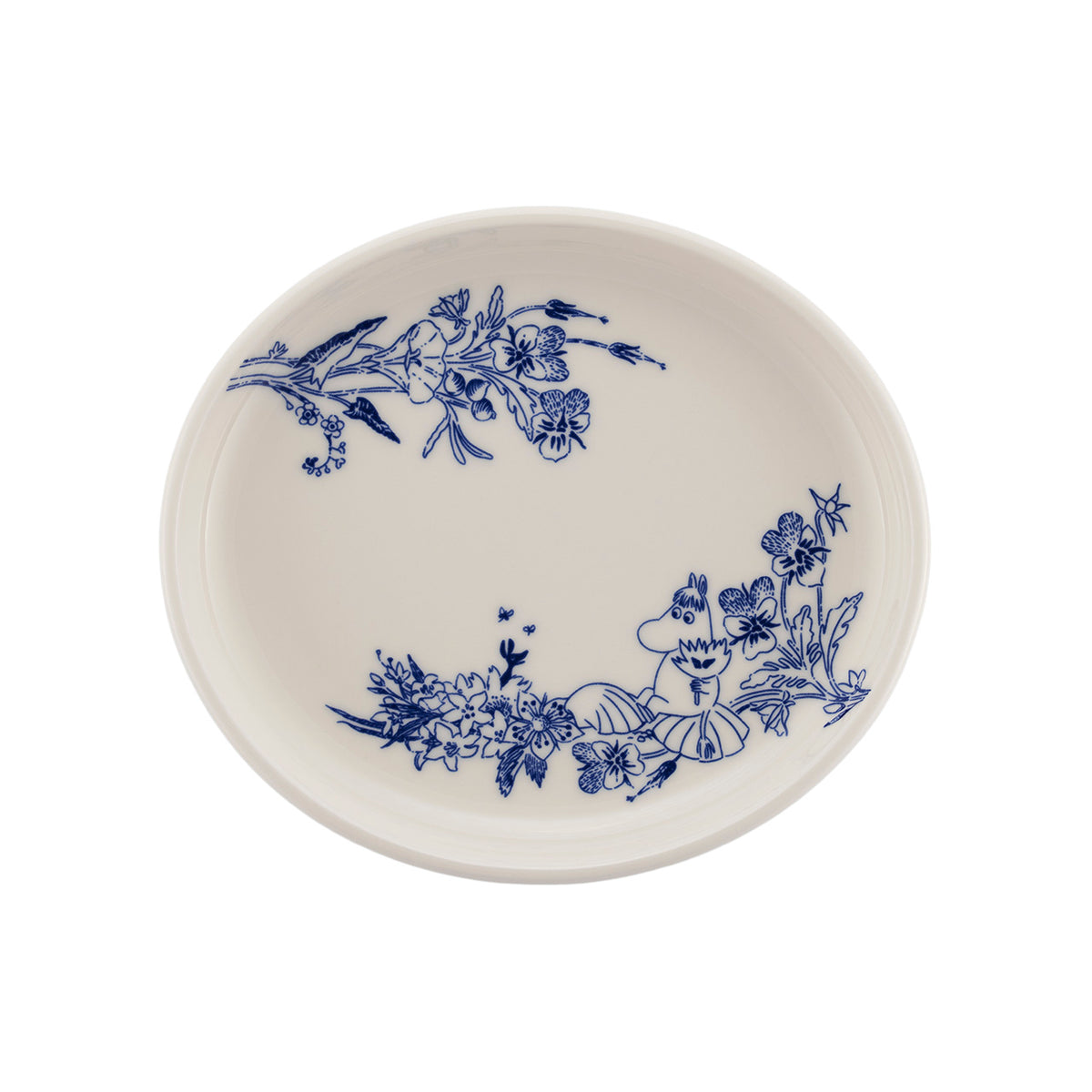 Moomin oval plate 16cm Haru