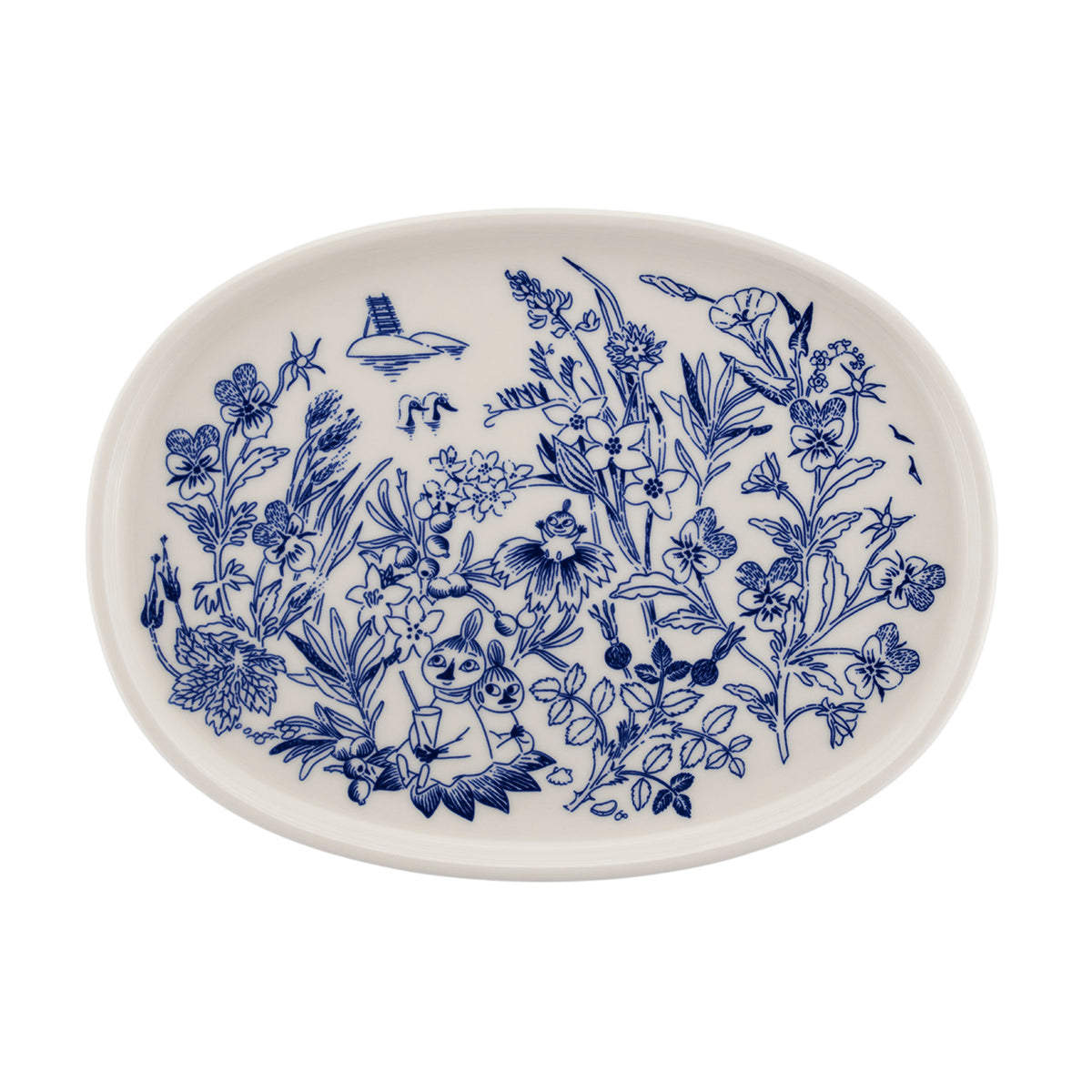 Moomin serving plate 17cm Haru