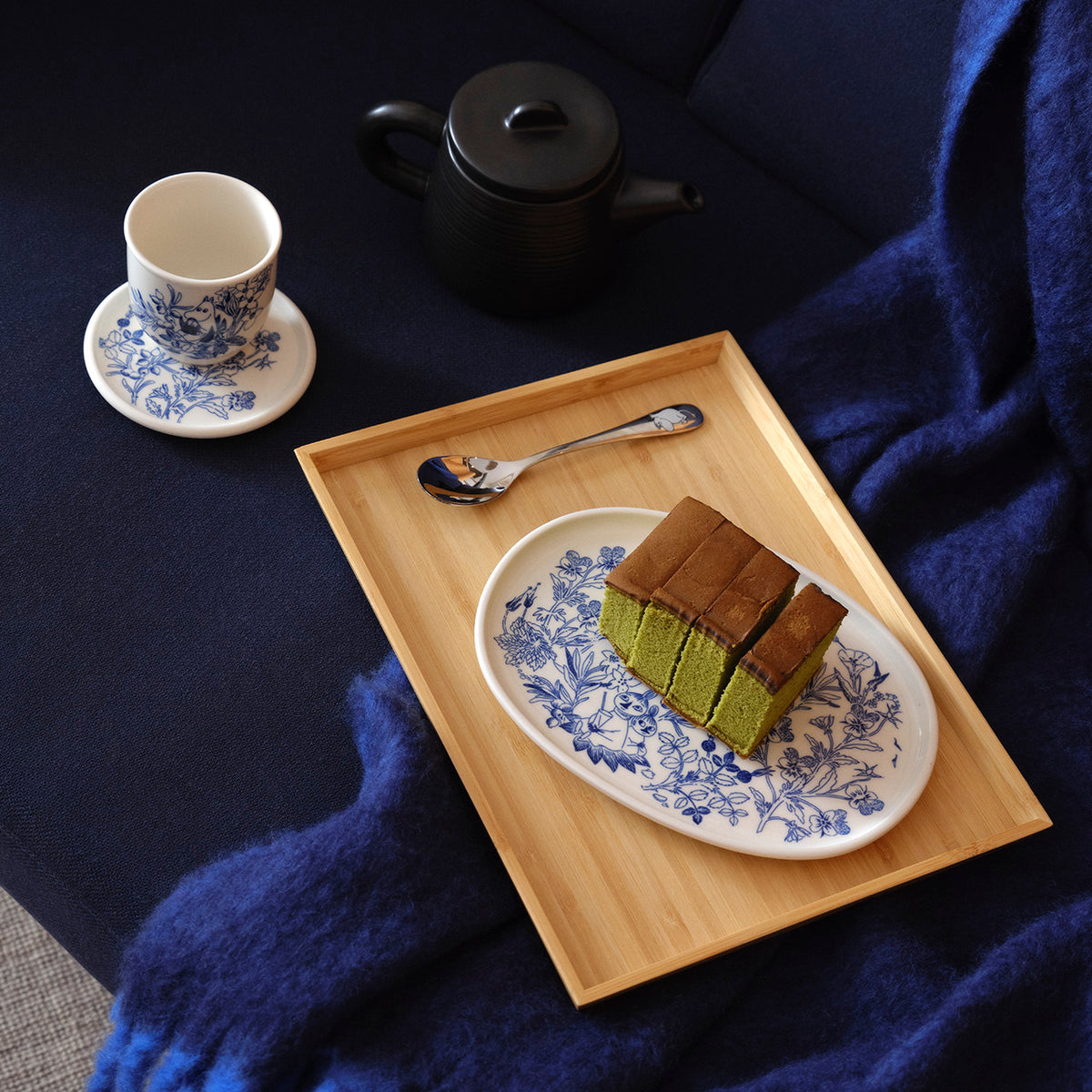 Moomin serving plate 17cm Haru