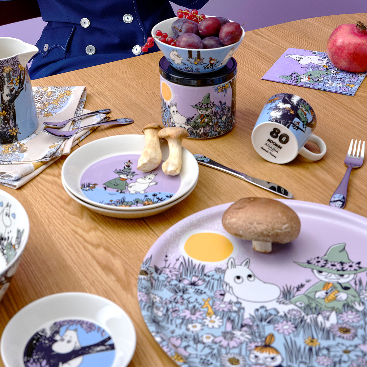 Moomin tray 35cm Friends Forever 80