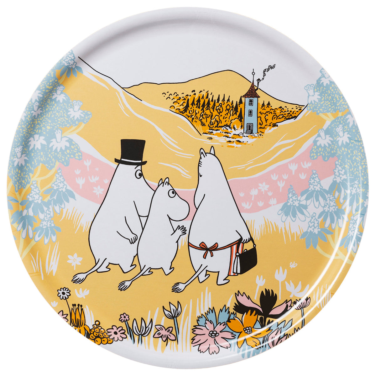 Moomin tray 35cm Family Time 80