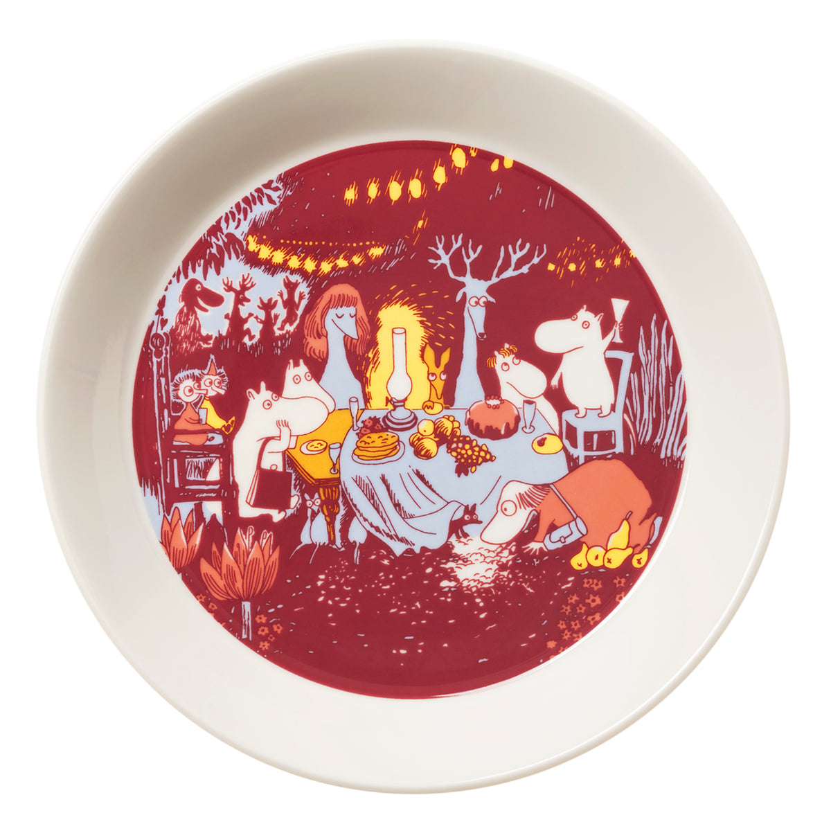 Moomin plate 19cm Festive Moments