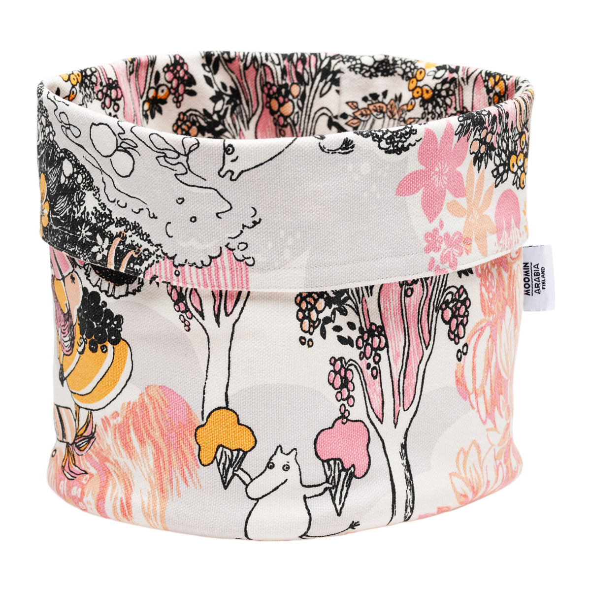 Mumin förvaringskorg rosa 20cm