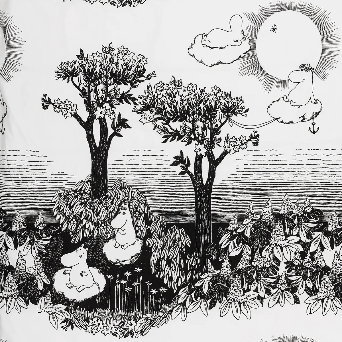 Moomin bedset 140x200cm Dreaming