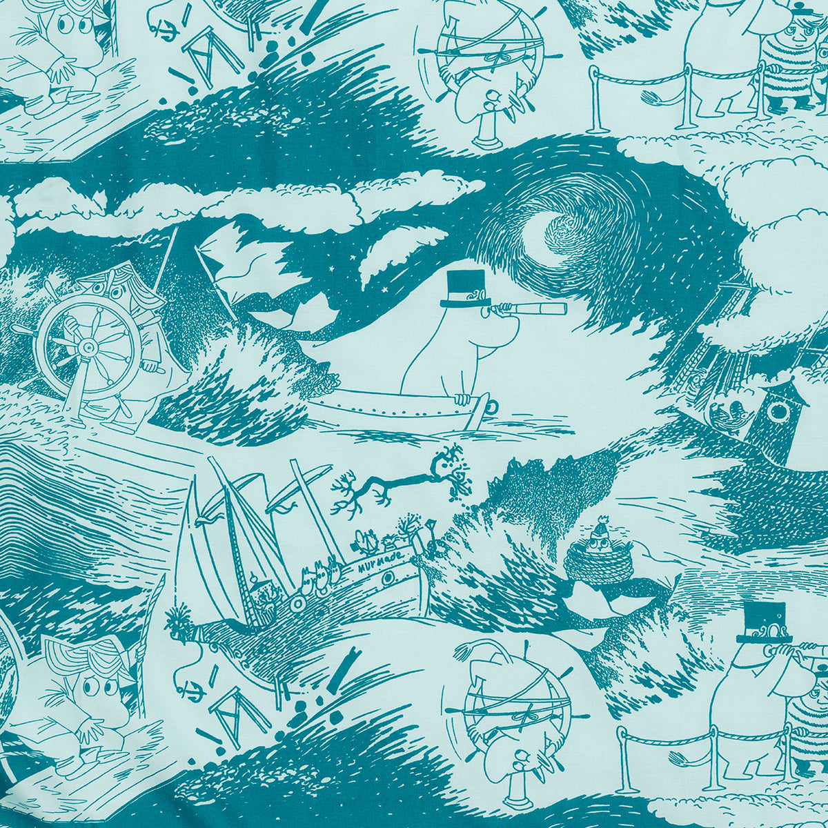 Moomin pillowcase 50x60cm Sailing