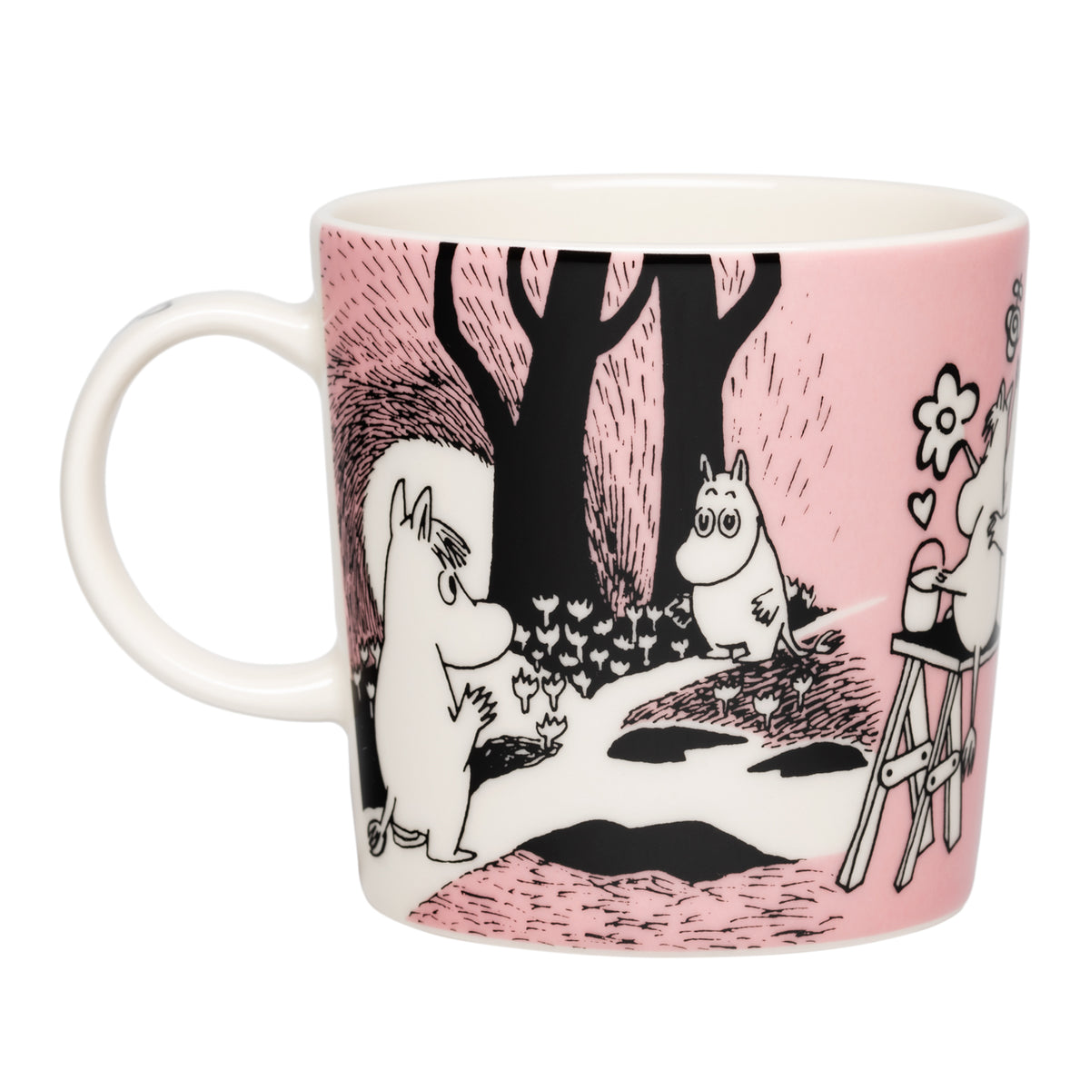 Moomin set  mug  & plate Love