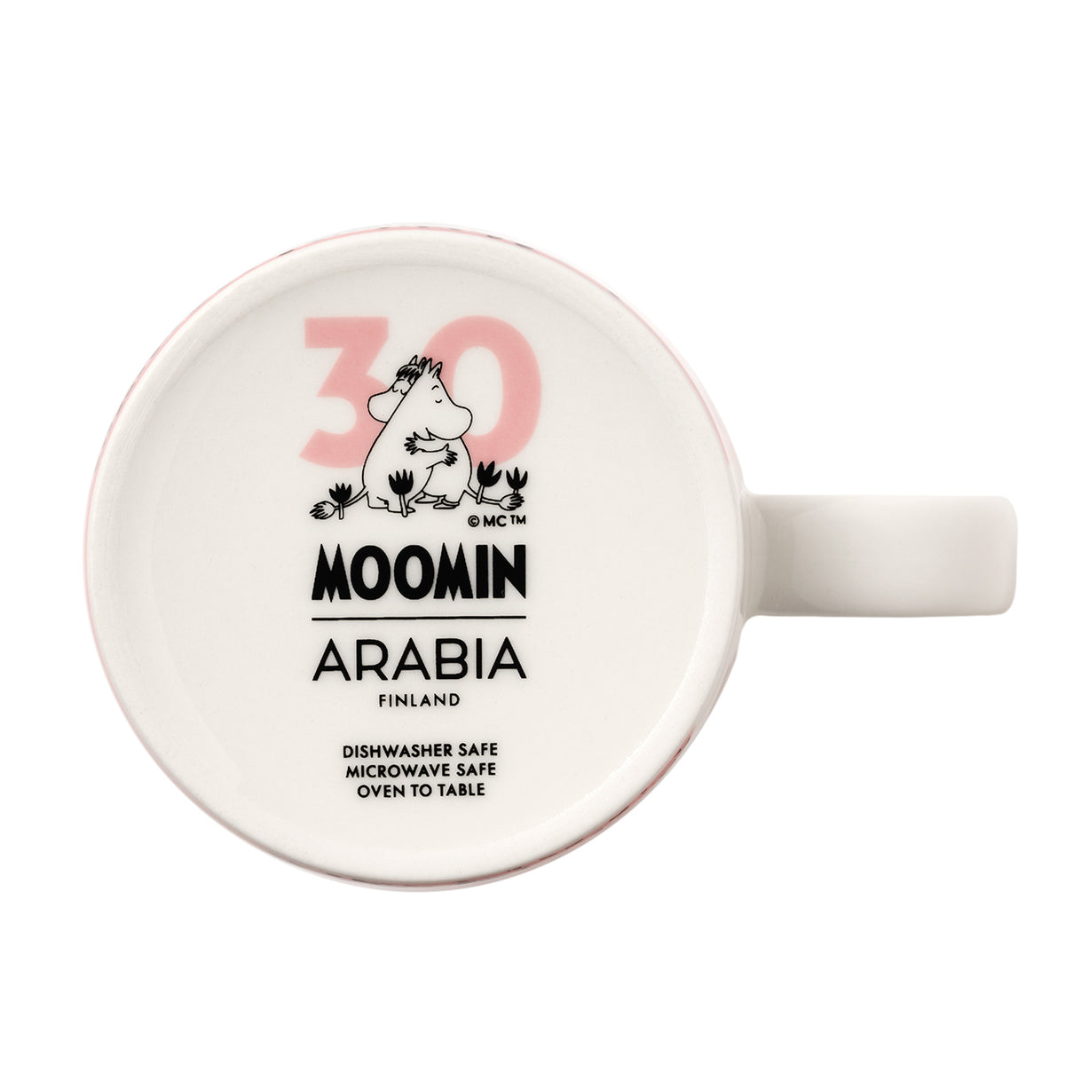 Moomin set  mug  & plate Love