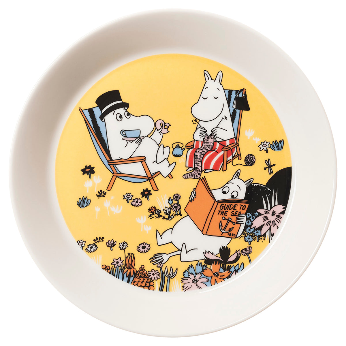 Moomin plate 19cm Family time