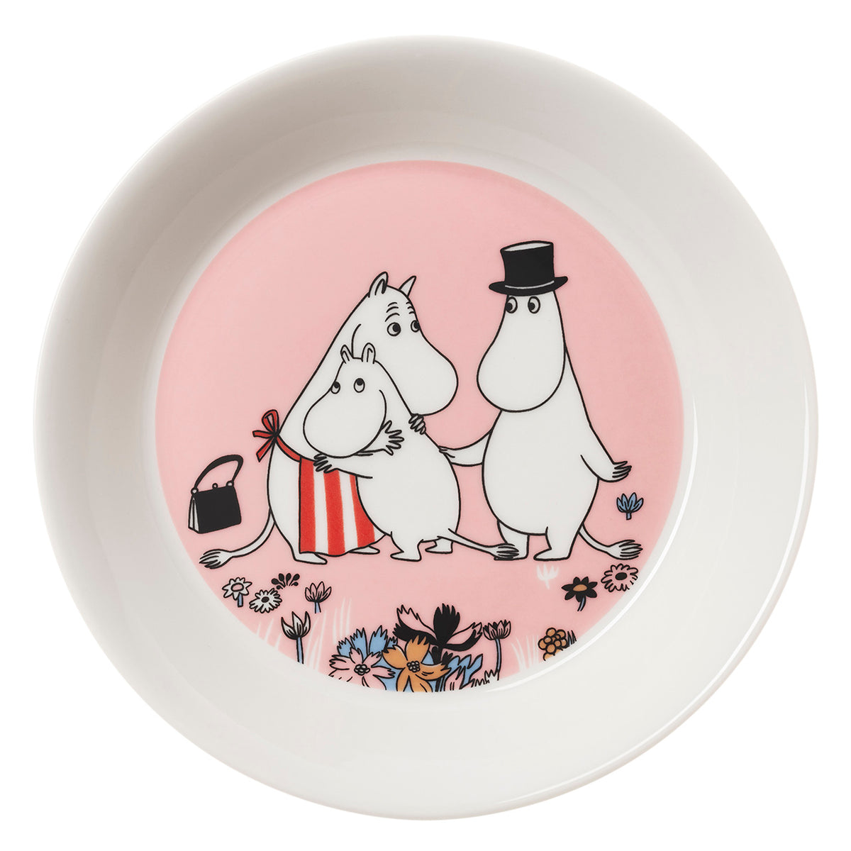 Moomin saucer 15cm Family time