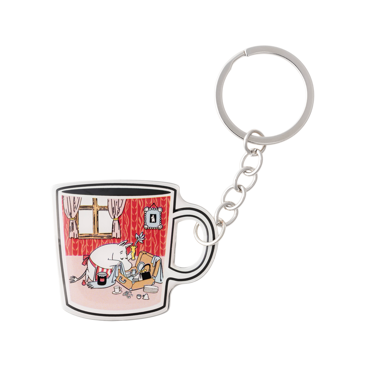 Mumin nyckelring Redo för semester - Holiday Rush key chain.