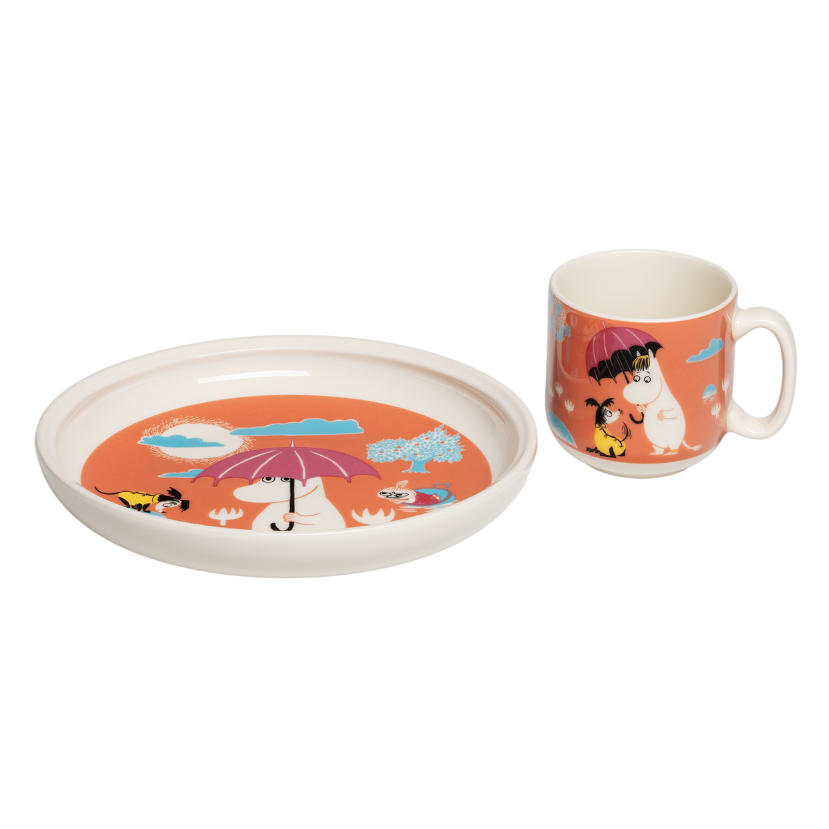 Moomin Children's set Under the Umbrella