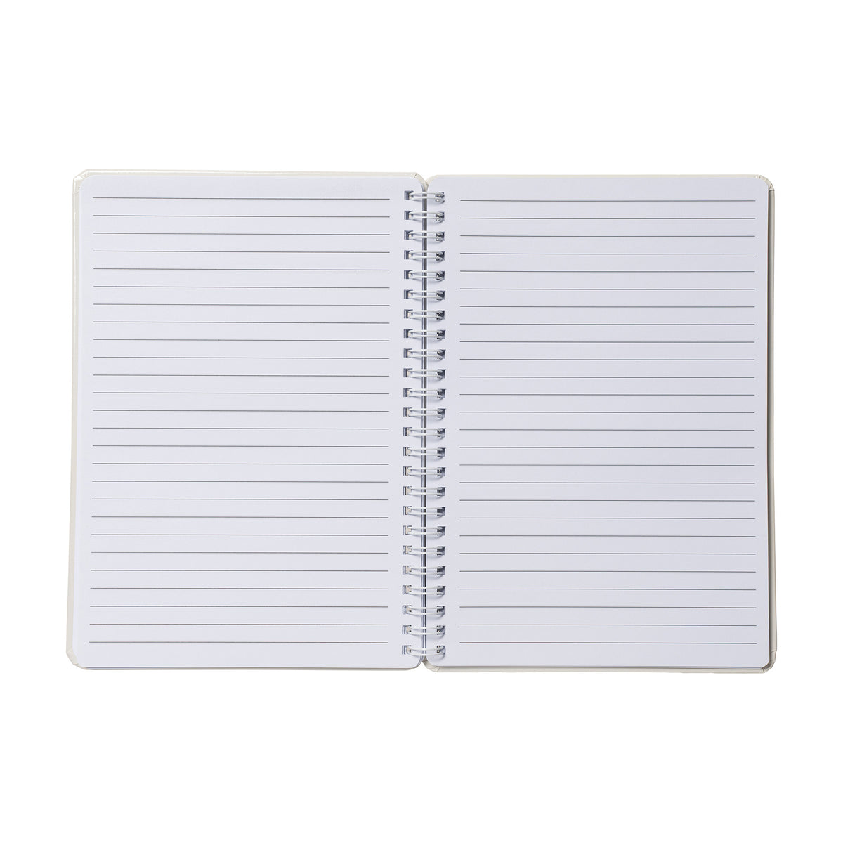 Muumi muistivihko Rebel Club - Open notebook with lined pages on a white background