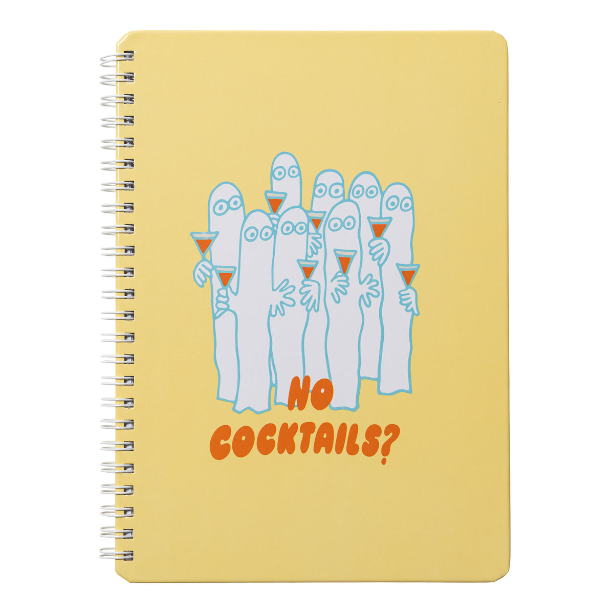 Yellow Party Queue notebook
