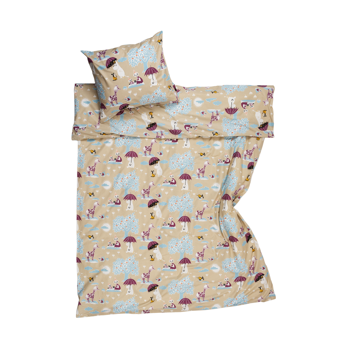 Moomin bedset 140x200cm DK Under The Umbrella