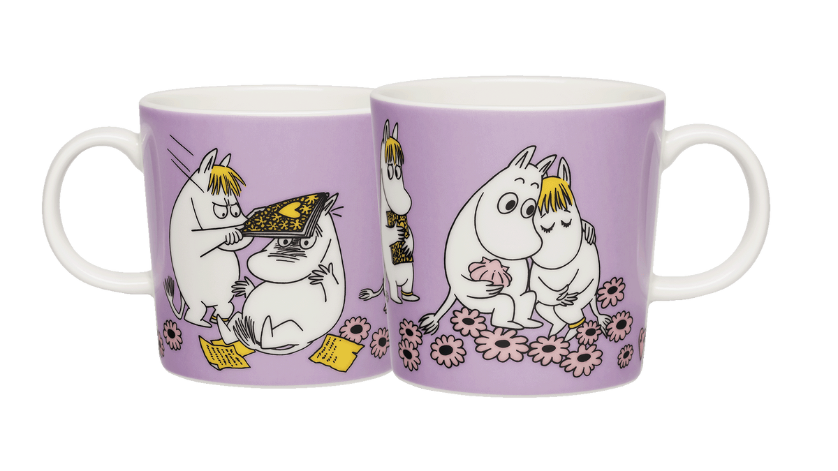 The A & B side of the Sweethearts mug.